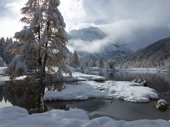  Titel: Wintereinbruch im Engadin Thema: freies Thema Fotograf: Richard Tenczer, Magstadt weiteres Copyright vorbehalten 